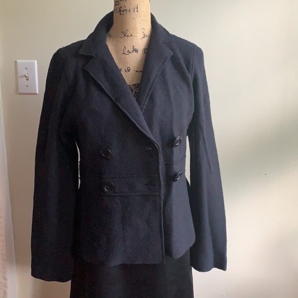 Magashoni black wool blazer pointed collar size M - Picture 1 of 9